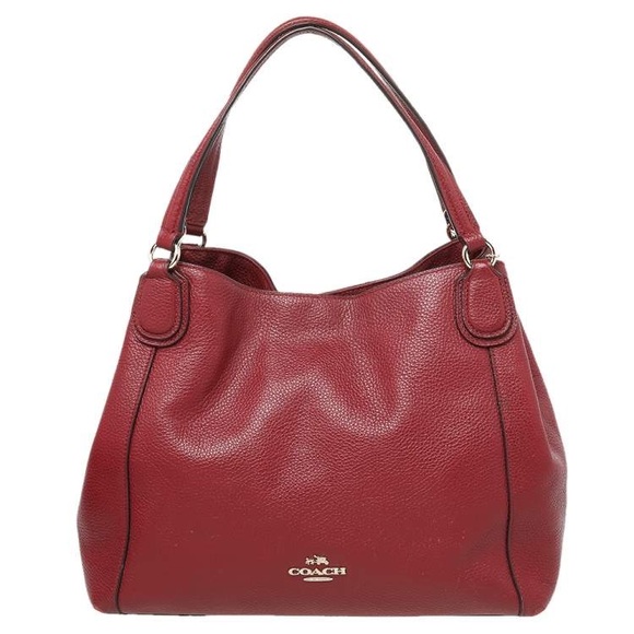 Coach Burgundy Leather Phoebe Tote NWOT MSRP: $348.00 - Picture 1 of 15